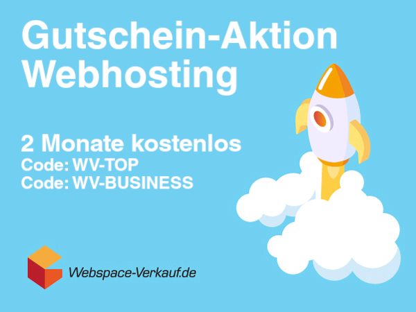 Webhosting Gutschein-Aktion bei Webspace-Verkauf.de